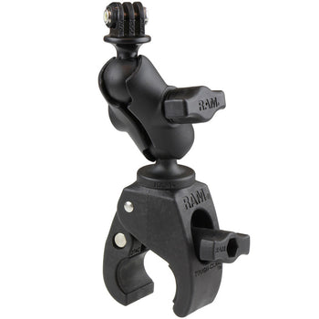 RAM-B-400-A-GOP1U:RAM-B-400-A-GOP1U_2:RAM Tough-Claw™ Clamp Mount with Action Camera Adapter - Aluminum