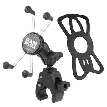 RAM-B-400-A-HOL-UN10BU:RAM-B-400-A-HOL-UN10BU_2:RAM X-Grip Large Phone Mount with Tough-Claw™ Small Clamp Base - Short