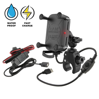 RAM-B-400-A-UN12W-V7M-1:RAM-B-400-A-UN12W-V7M-1_1:RAM Tough-Charge™ 15W Wireless Charging Mount with Tough-Claw™