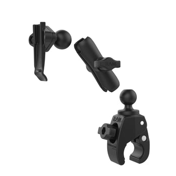 RAM-B-400-GA76U:RAM-B-400-GA76U_3:RAM® Tough-Claw™ Small Clamp Mount with Garmin Spine Clip Holder