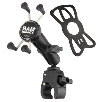 RAM-B-400-HOL-UN7BU:RAM-B-400-HOL-UN7BU_2:RAM X-Grip Phone Mount with RAM Tough-Claw™ Small Clamp Base - Medium
