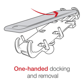 RAM-B-400-PD4U:RAM-B-400-PD4U_6:RAM Quick-Grip™ XL Phone Mount with Small Tough-Claw™ Base - Medium