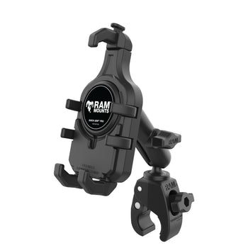 RAM-B-400-PD5U:RAM-B-400-PD5U_2:RAM Quick-Grip™ Pro Phone Mount with Small Tough-Claw™ Base - Medium
