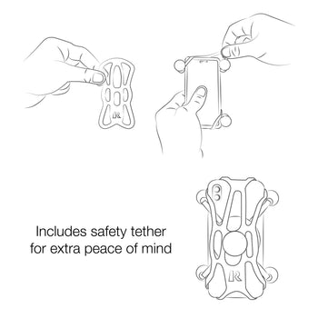 RAM-B-400-UN10U:RAM-B-400-UN10U_7:RAM X-Grip Large Phone Mount with Tough-Claw™ Medium Clamp Base