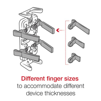 RAM-B-400-UN4U:RAM-B-400-UN4U_5:RAM Finger-Grip™ Universal Mount with Small Tough-Claw™