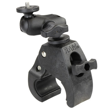 RAM-B-404-A-366U:RAM-B-404-A-366U_1:RAM Tough-Claw™ Medium Clamp Mount with 1/4"-20 Action Camera Adapter