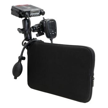 RAM-B-407-MC-KIT1:RAM-B-407-MC-KIT1_1:RAM Tough-Wedge™ Temporary Radio + Mic Vehicle Mount Bundle