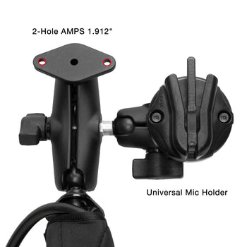 RAM-B-407-MC-KIT1:RAM-B-407-MC-KIT1_3:RAM Tough-Wedge™ Temporary Radio + Mic Vehicle Mount Bundle