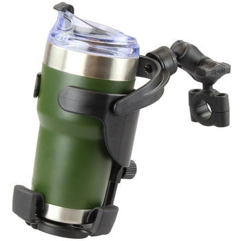 RAM-B-408-75-1-A-417U:RAM-B-408-75-1-A-417U_1:RAM Level Cup™ XL 32oz Drink Holder with RAM Torque™ Medium Rail Base