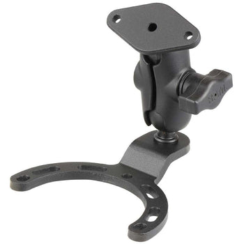 RAM-B-410-A-238U:RAM-B-410-A-238U_1:RAM® Small Gas Tank Mount with Diamond Plate