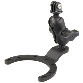 RAM-B-411-A-GOP1U:RAM-B-411-A-GOP1U_2:RAM Large Gas Tank Mount with Universal Action Camera Adapter