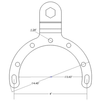 RAM-B-411U:RAM-B-411U_2:RAM Large Gas Tank Ball Base for Motorcycles
