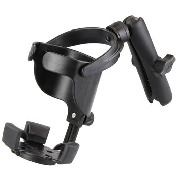 RAM-B-417B-C-201U:RAM-B-417B-C-201U_3:RAM Level Cup™ XL 32oz Drink Holder with Double Socket Arm