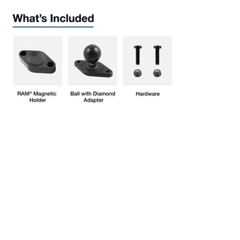 RAM-B-508U:RAM-B-508U_4:RAM® Magnetic Microphone Adapter with Ball