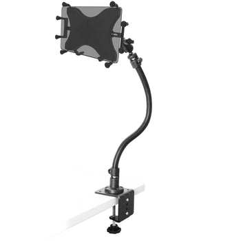 RAM-CC1-18-UN9U:RAM-CC1-18-UN9U_1:RAM Heavy Duty C-Clamp 18" Mount with X-Grip 9"-11" Tablet Holder