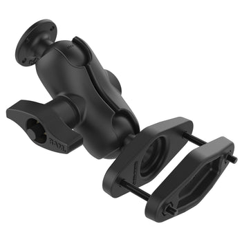 RAM-D-101U-C-247-4:RAM-D-101U-C-247-4_2:RAM 4" Square Post Clamp Mount with Round AMPS Plate - D Size