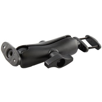 RAM-D-101U-HY1:RAM-D-101U-HY1_1:RAM 2" Square Post Clamp Mount with 2 3/8" 2-Hole Pattern Plate