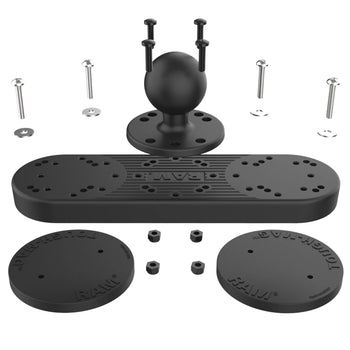 RAM-D-102-C-333-MAG88U:RAM-D-102-C-333-MAG88U_3:RAM Tough-Mag™ Double Magnetic Heavy Duty Mount - D Size Short