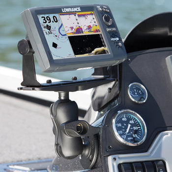 RAM-D-111-C-KNOB9H:RAM-D-111-C-KNOB9H_5:RAM Large Marine Electronics Mount with RAM Hi-Torq Wrench - Short