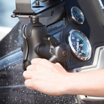 RAM-D-111-C-KNOB9H:RAM-D-111-C-KNOB9H_6:RAM Large Marine Electronics Mount with RAM Hi-Torq Wrench - Short