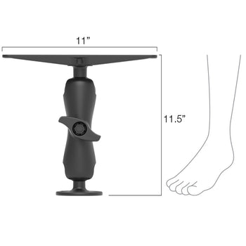 RAM-D-111:RAM-D-111_2:RAM Large Marine Electronics Mount - D Size Medium