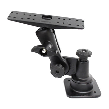 RAM-D-162H-MC5:RAM-D-162H-MC5_1:RAM Ratchet™ Horizontal Mount with Large Electronics Plate