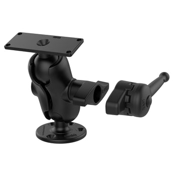 RAM-D-202-25-C-202-KNOB9HU:RAM-D-202-25-C-202-KNOB9HU_1:RAM Drill-Down Ball Mount for Humminbird Helix 8-15, XPLORE & Apex