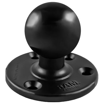 RAM-D-202U-IN1:RAM-D-202U-IN1_2:RAM® Large Round Plate with Ball & Steel Reinforced Bolt - D Size