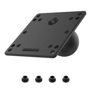 RAM-D-246U:RAM-D-246U_1:RAM® 100x100mm VESA Plate with Ball - D Size