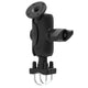 RAM® Double U-Bolt Rail Mount with Round AMPS Plate