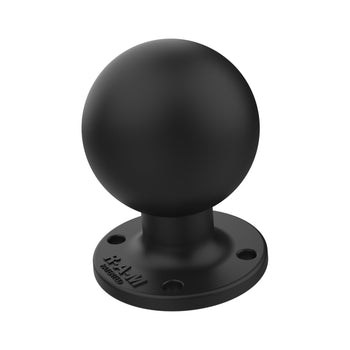 RAM-D-254U-IN1:RAM-D-254U-IN1_3:RAM Round AMPS Plate with Ball and Steel Reinforced Post