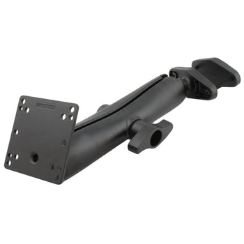 RAM-D-377U-4-E:RAM-D-377U-4-E_1:RAM 4" Square Post Clamp Mount with 100x100mm VESA Plate