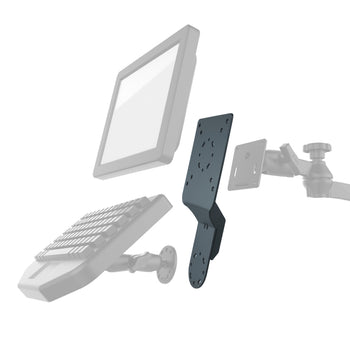 RAM-DIS-103-1AU:RAM-DIS-103-1AU_2:RAM® Standard Heavy Duty Accessory/Display Bracket