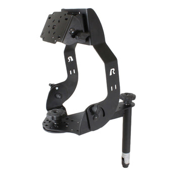 RAM-DIS-MDT2-8:RAM-DIS-MDT2-8_1:RAM MDT Display Mount with Long Flange and 8" Upper Pole