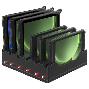 RAM-DOCK-6G8PU:RAM-DOCK-6G8PU_1:RAM 6-Port Dock for Samsung Tab Active5 Pro, 4 Pro, Tab Active5 & 3