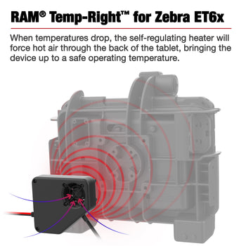 RAM-DOCK-HEATER1-EU:RAM-DOCK-HEATER1-EU_4:RAM Temp-Right™ Dock Heating Module for Zebra ET6x & Getac ZX10
