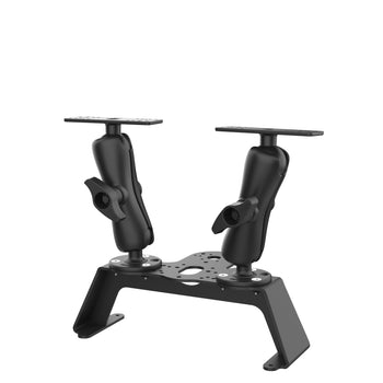 RAM-FF1-D-115-2:RAM-FF1-D-115-2_2:RAM® Fishfinder Deck Kit with Dual Marine Electronic Mount
