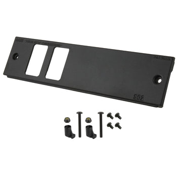 RAM-FP2-S2L-0830-1450:RAM-FP2-S2L-0830-1450_1:RAM® Tough-Box™ 2" Faceplate with Two Switch Ports