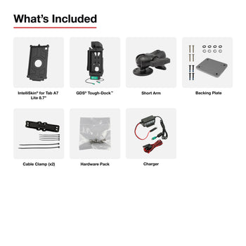 RAM-GDS-101B2-SAM80C-C-V7CU:RAM-GDS-101B2-SAM80C-C-V7CU_4:GDS Uni-Conn™ Vehicle Bundle + Single USB-C for Samsung Tab A7 Lite 8.7