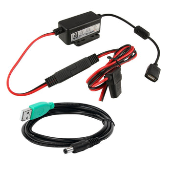 RAM-GDS-CHARGE-M55-V7B1U:RAM-GDS-CHARGE-M55-V7B1U_1:GDS Modular 10-30V Hardwire Charger with USB-A to DC Cable