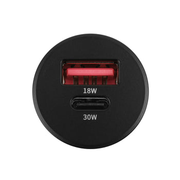 RAM-GDS-CHARGE-PPS-CIGC:RAM-GDS-CHARGE-PPS-CIGC_4:GDS Type-C and Type A 2-Port Cigarette Charger
