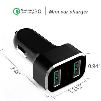 RAM-GDS-CHARGE-USB2QCCIG:RAM-GDS-CHARGE-USB2QCCIG_3:GDS 2-Port USB Cigarette Charger with Qualcomm Quick Charge™