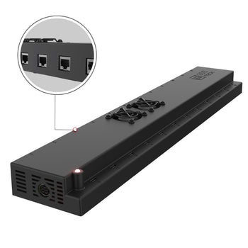 RAM-GDS-CHARGE-USBC-RJ45-12:RAM-GDS-CHARGE-USBC-RJ45-12_1:GDS 12-Port 300W USB-C + RJ45 Power Delivery Wall Charger