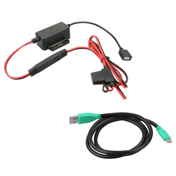 RAM-GDS-CHARGE-USBC-V8BU:RAM-GDS-CHARGE-USBC-V8BU_1:GDS Modular 30-64V Hardwire Charger with Type-C Cable