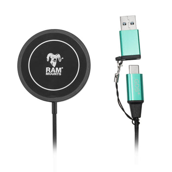 RAM-GDS-CHARGE-W2M:RAM-GDS-CHARGE-W2M_1:RAM Qi2 15W Wireless Charger