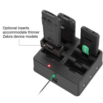 RAM-GDS-DOCK-6G15P-RJ45:RAM-GDS-DOCK-6G15P-RJ45_4:GDS 6-Port Power + RJ45 Dock for Handhelds with IntelliSkin