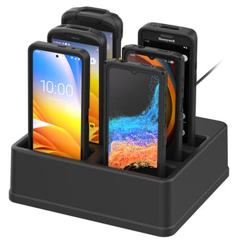 RAM-GDS-DOCK-6G15P:RAM-GDS-DOCK-6G15P_1:GDS 6-Port Powered Dock for Handhelds with IntelliSkin
