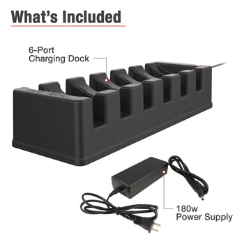 RAM-GDS-DOCK-6G16P:RAM-GDS-DOCK-6G16P_4:GDS 6-Port Powered Dock for Tablets with IntelliSkin