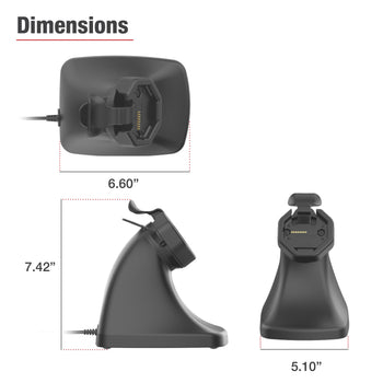 RAM-GDS-DOCK-D10K-U3-C:RAM-GDS-DOCK-D10K-U3-C_4:GDS Uni-Conn™ Powered Snap-In Kiosk Dock with USB-C