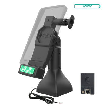 RAM-GDS-DOCK-D11-7-U4E:RAM-GDS-DOCK-D11-7-U4E_2:GDS Uni-Conn™ 7" Pedestal Dock with PoE